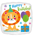Ballon anniversaire LION Happy Birthday