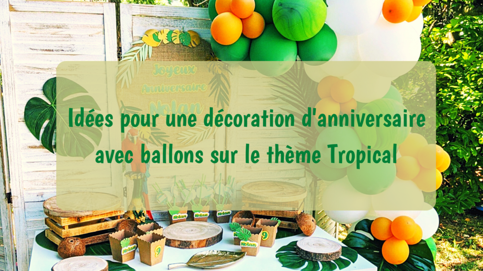 Décoration Anniversaire Ballons - LOULOU FIESTA