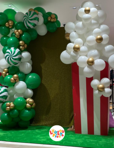 Décor ballons Printemps centre commercial