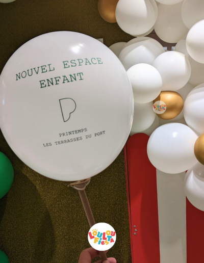 ballons imprimés