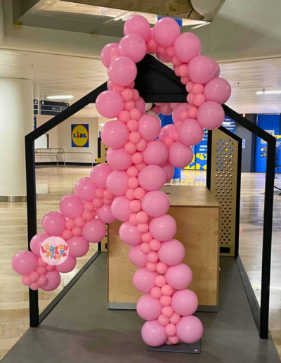 RUBAN BALLON OCTOBRE ROSE